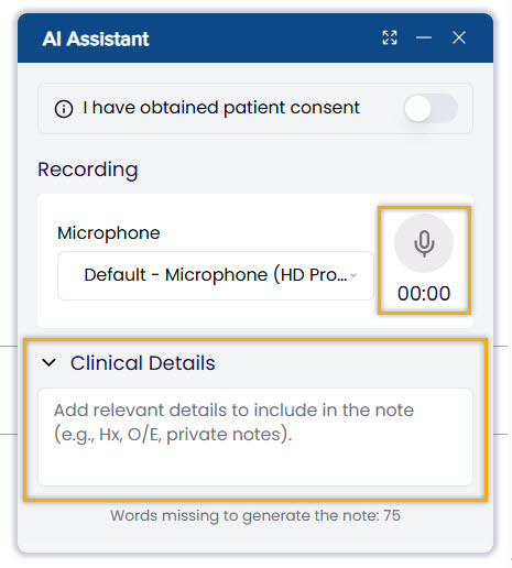 Clinical Details