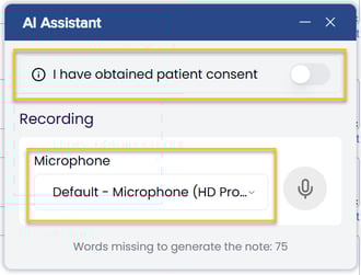 Consent and Microphone