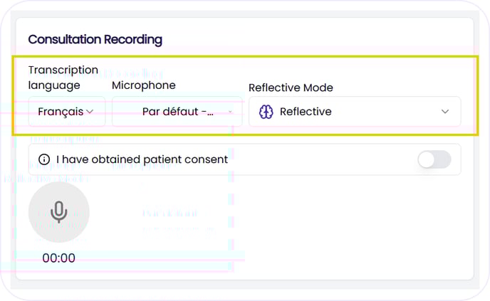 Consultation Settings