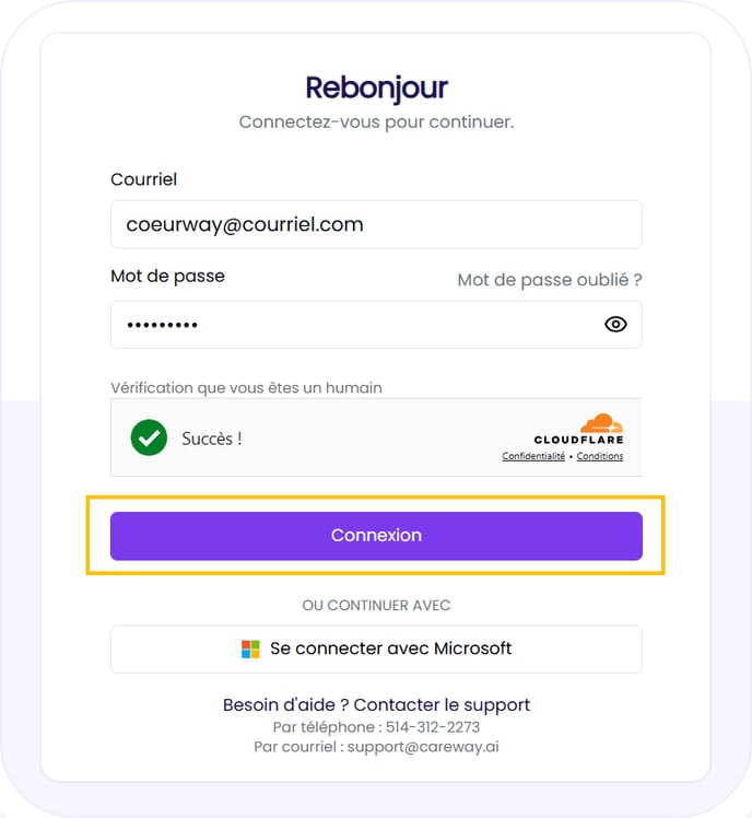 Se Connecter Mot de Passe